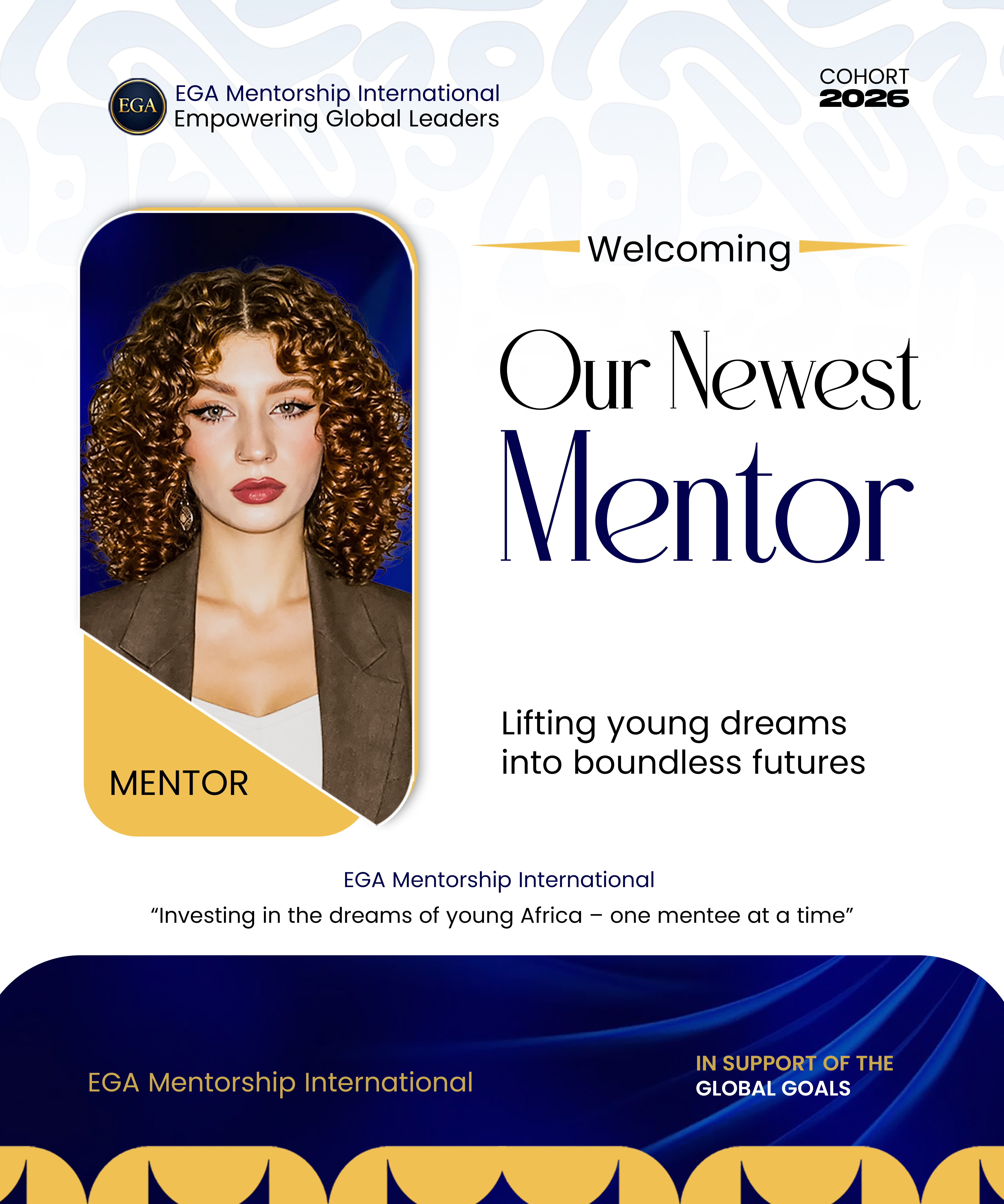 Meet our mentor - EGA Mentorship International