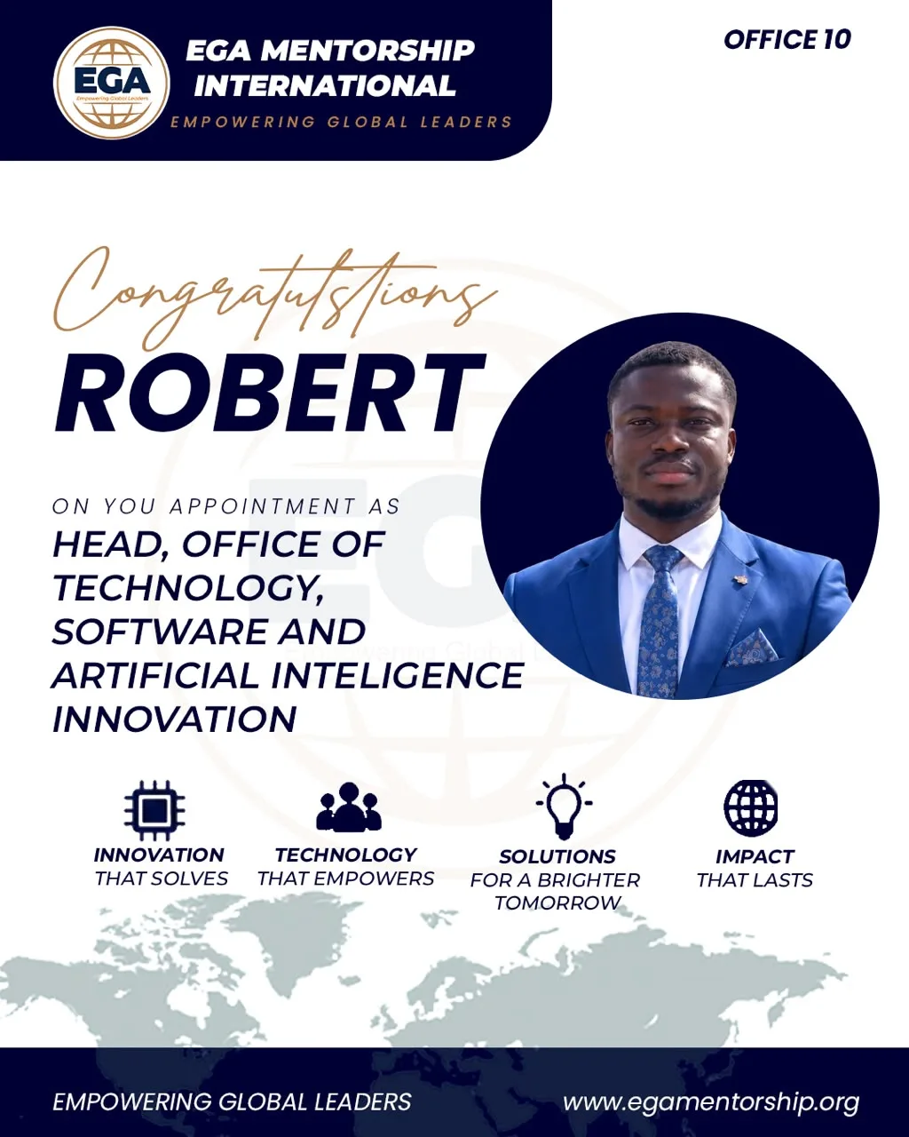 Head of Technology, Software and AI Innovations - EGA Mentorship International