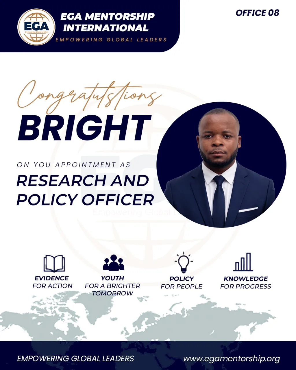 Research & Policy Officer - EGA Mentorship International