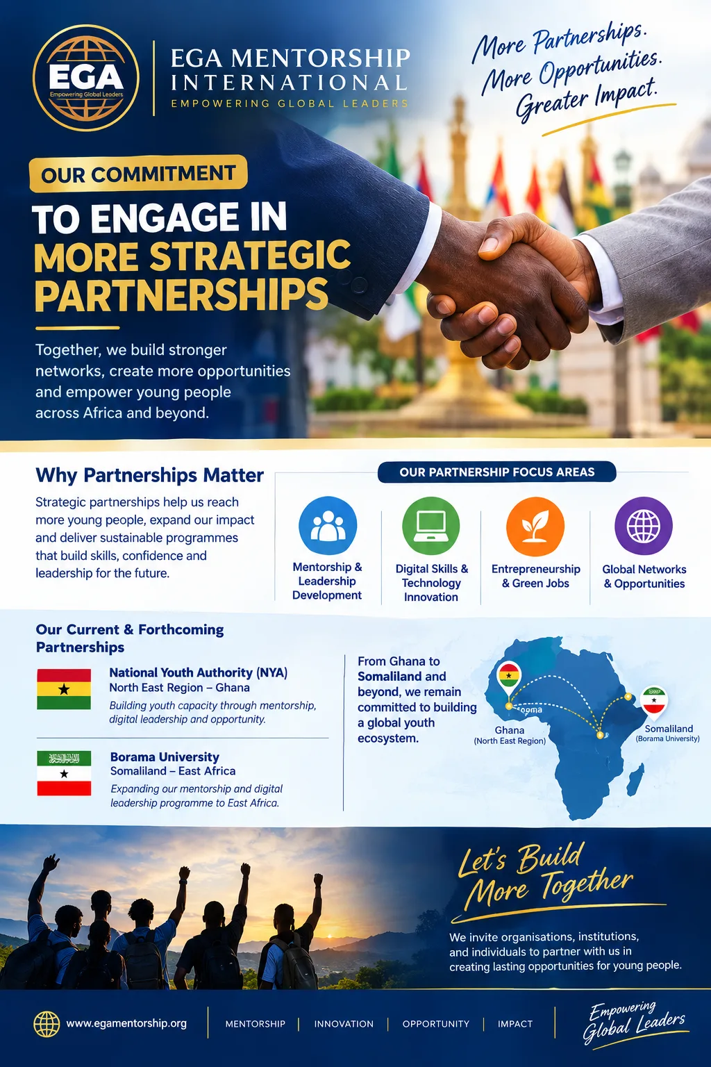EGA Mentorship International Deepens Strategic Partnerships to Expand Youth Opportunities Across Africa
